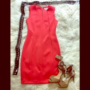 Salmon Calvin Klein dress